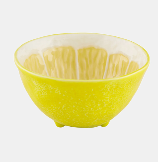 Bol citron en faïence - Céramique artisanale BORDALLO PINHEIRO