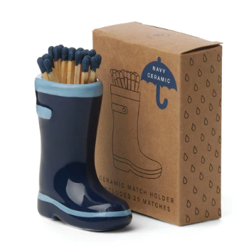 Porte allumettes botte de pluie