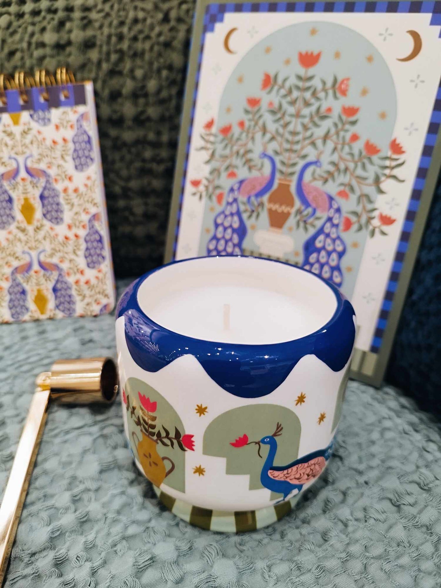 Bougie Paon - collection A DOPO