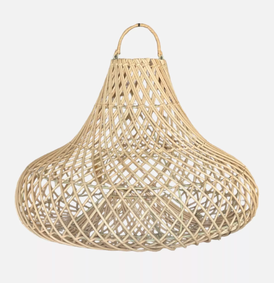 Lustre en rotin artisanale - KARA
