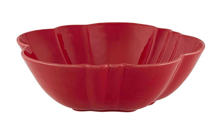 Saladier tomate en faïence - Céramique artisanale BORDALLO PINHEIRO