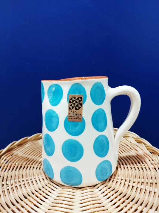 Pichet 1L à pois - Céramique artisanale CASA CUBISTA
