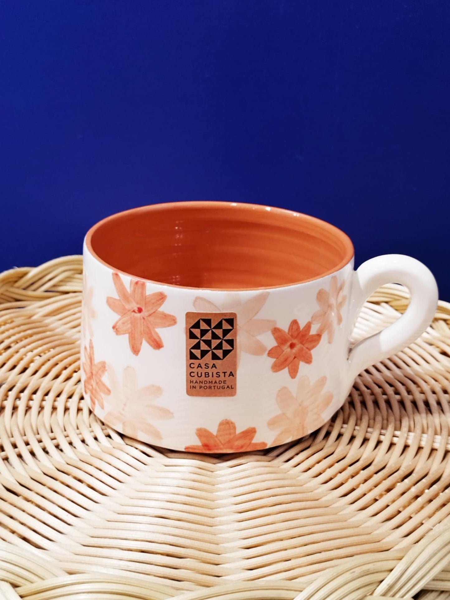 Mug à fleurs - Céramique artisanale CASA CUBISTA