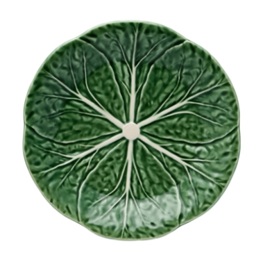 Petite assiette chou vert/blanc - Céramique artisanale BORDALLO PINHEIRO
