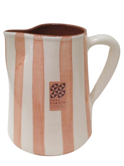 Pichet 1L Bold Stripe - Céramique artisanale CASA CUBISTA