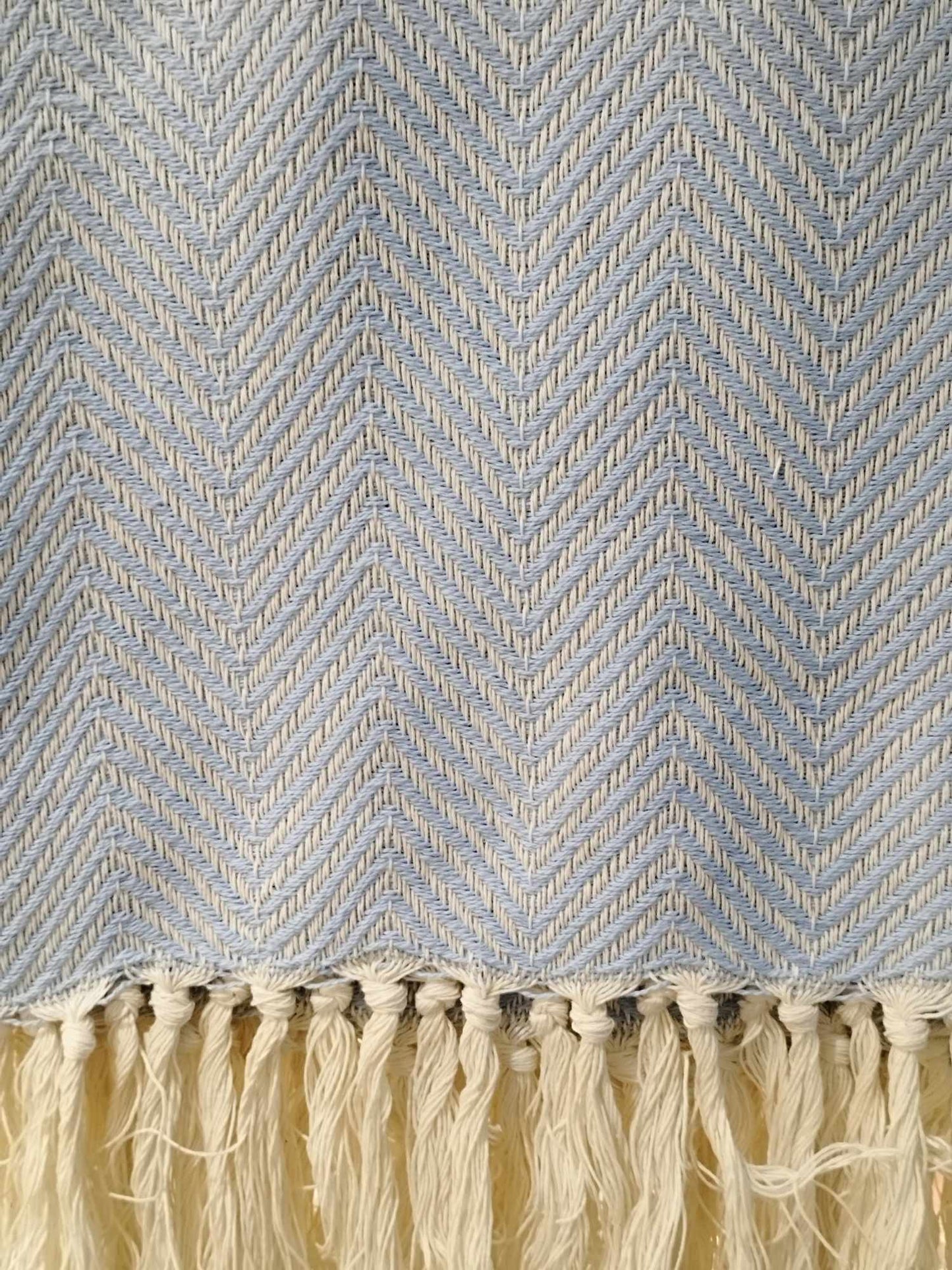 Plaid motif chevrons en coton 135*200cm