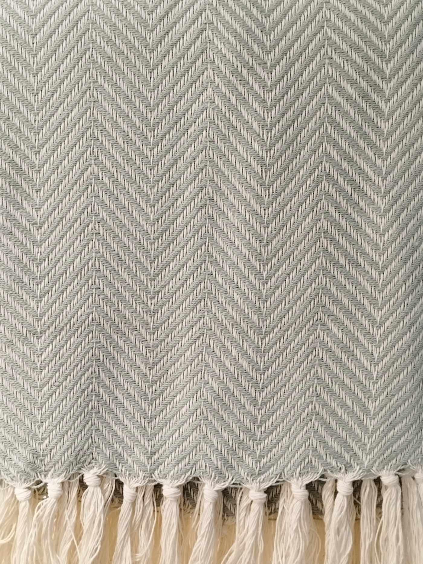 Plaid motif chevrons en coton 135*200cm