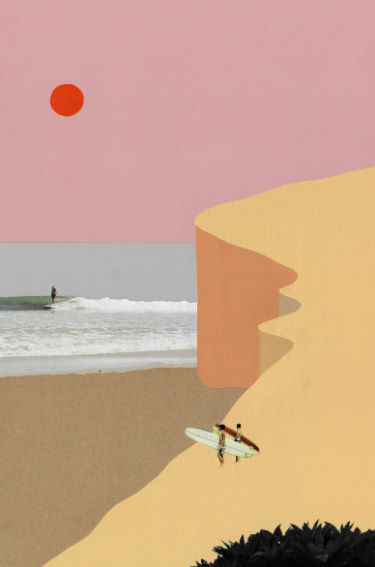 Affiche PRAIA GIGI par Ciel Glue