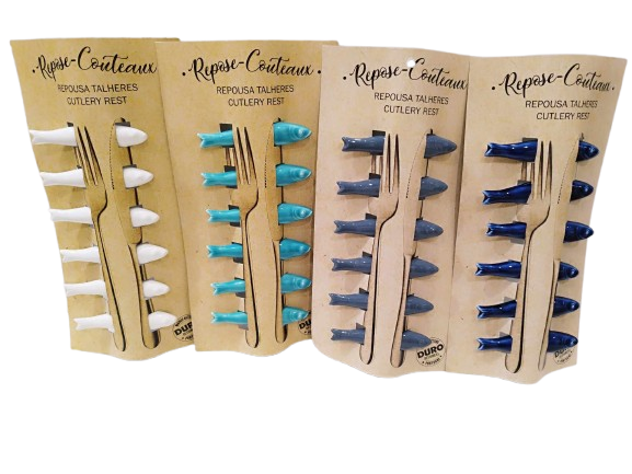 Repose-couteaux | Lot de 6 - Céramique artisanale portugaise