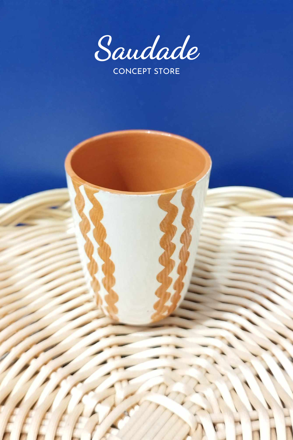 Tasse à café "ondes" - Céramique artisanale A LOJA DA CERAMICA