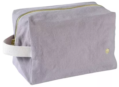 Trousse de toilette - Coton bio & intérieur imperméable