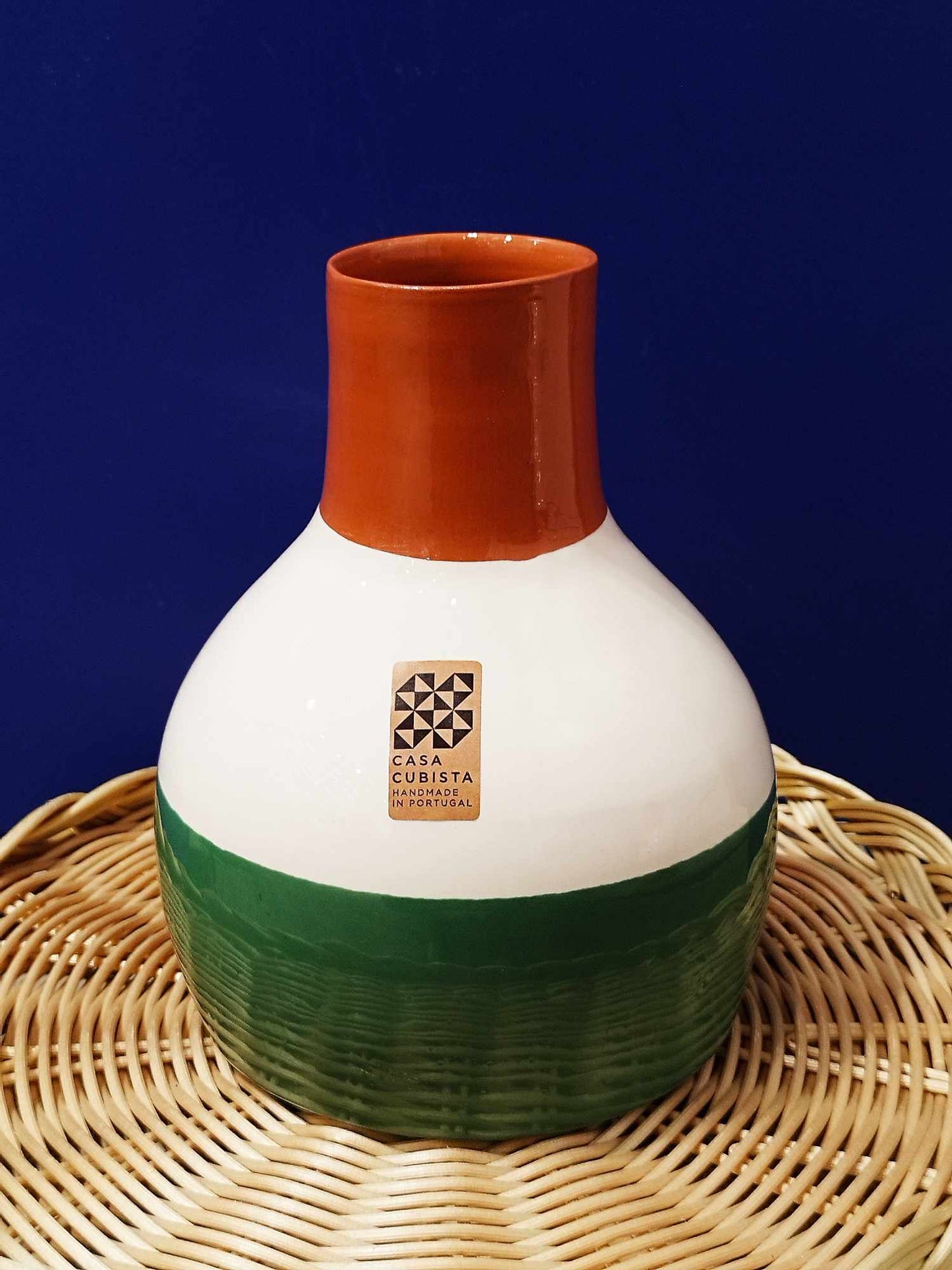 Vase tricolore - Céramique artisanale CASA CUBISTA