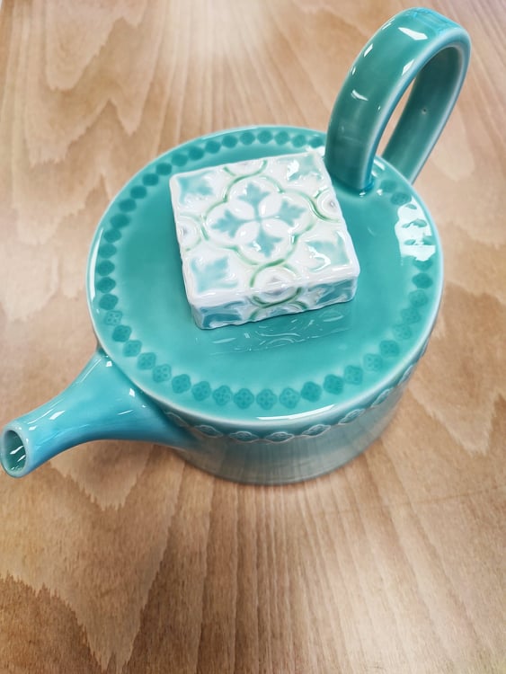 Théière - Céramique artisanale BORDALLO PINHEIRO