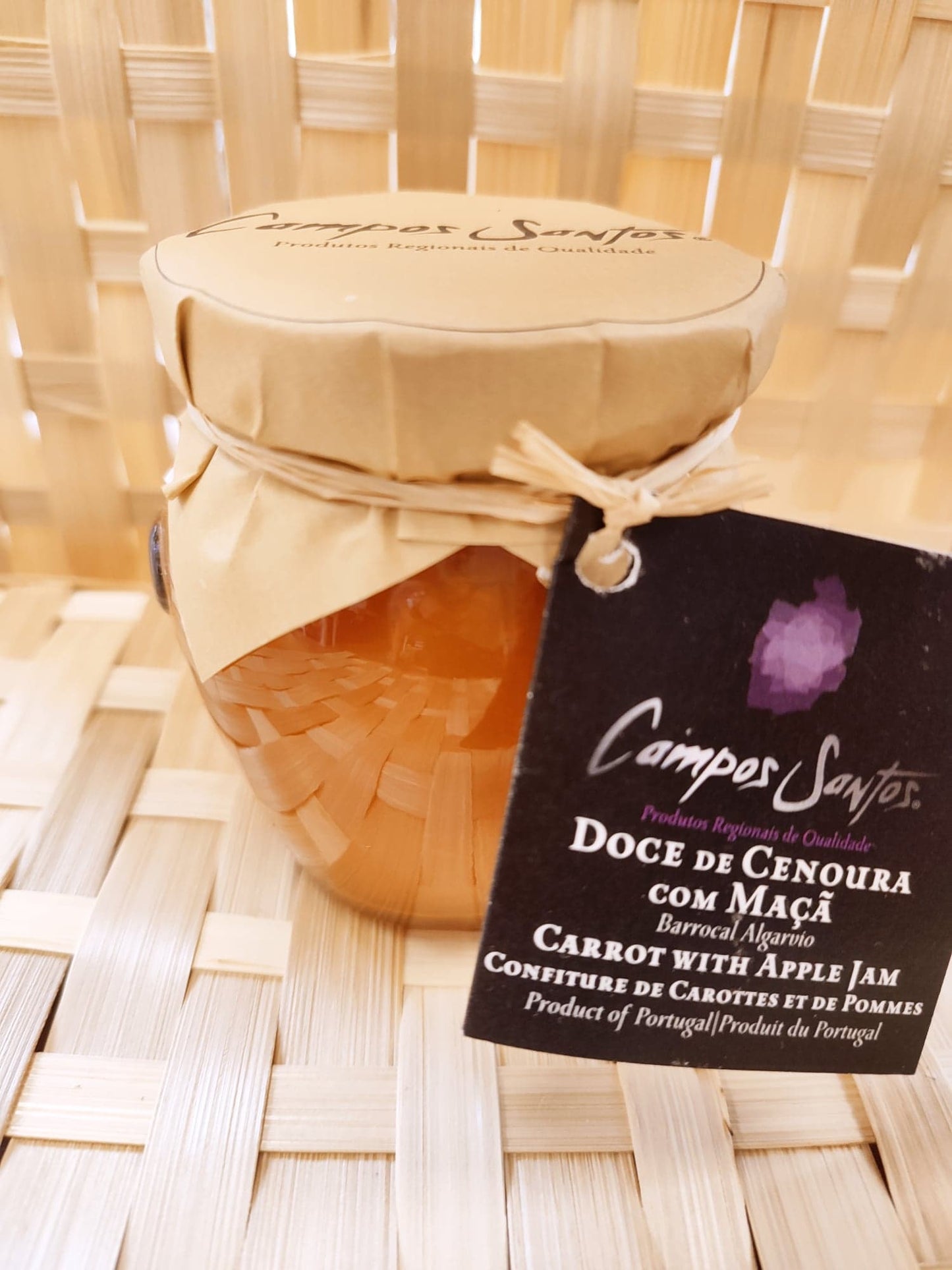 Confiture carotte pomme fruits légumes artisanale campos santos épicerie fine portugal saudade concept store normandie épicerie portugaise