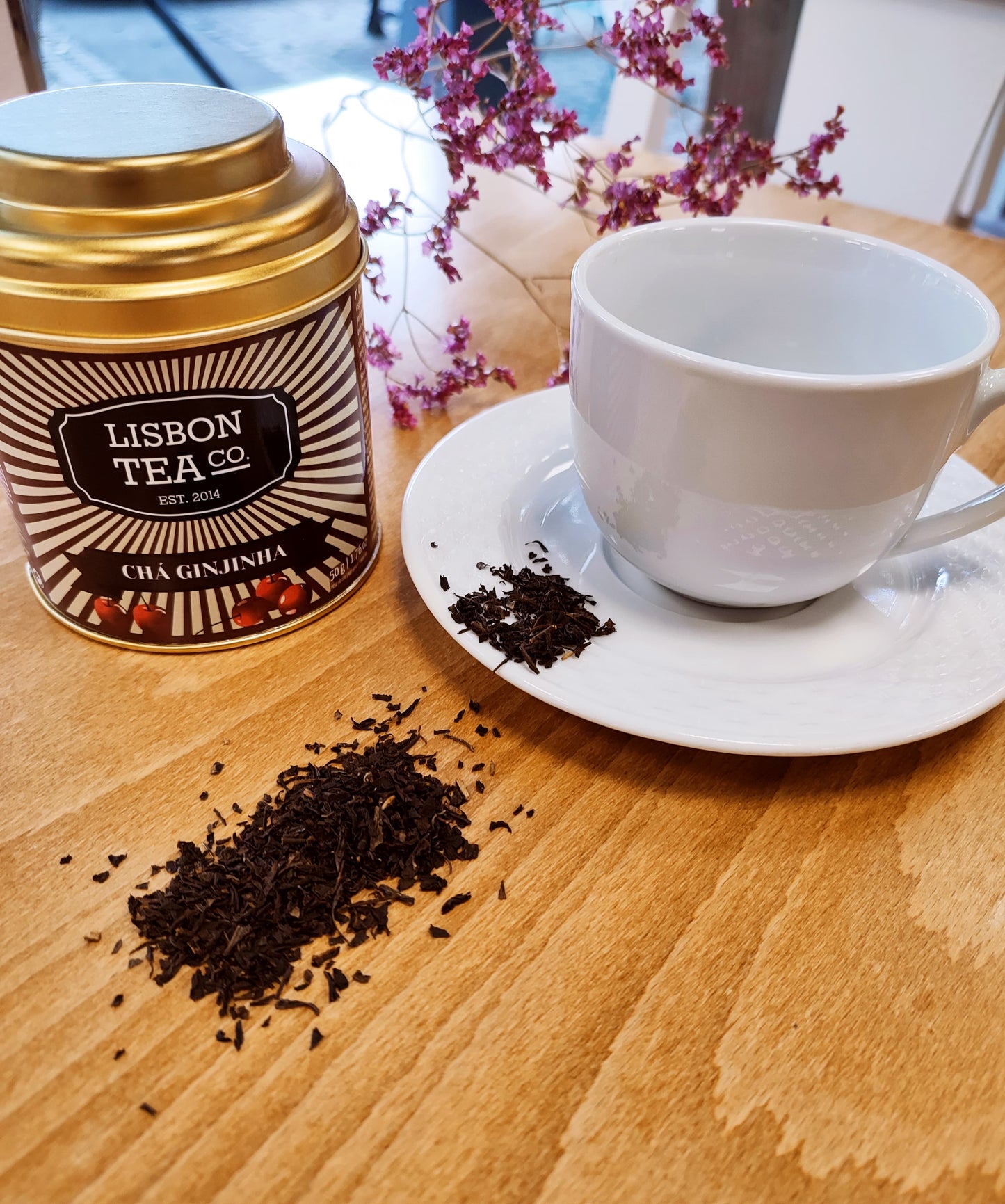 thé noir cerise ginjinha portugal lisbon tea co épicerie portugaise spécialité portugaise épicerie fine cherbourg concept store Saudade concept store normandie