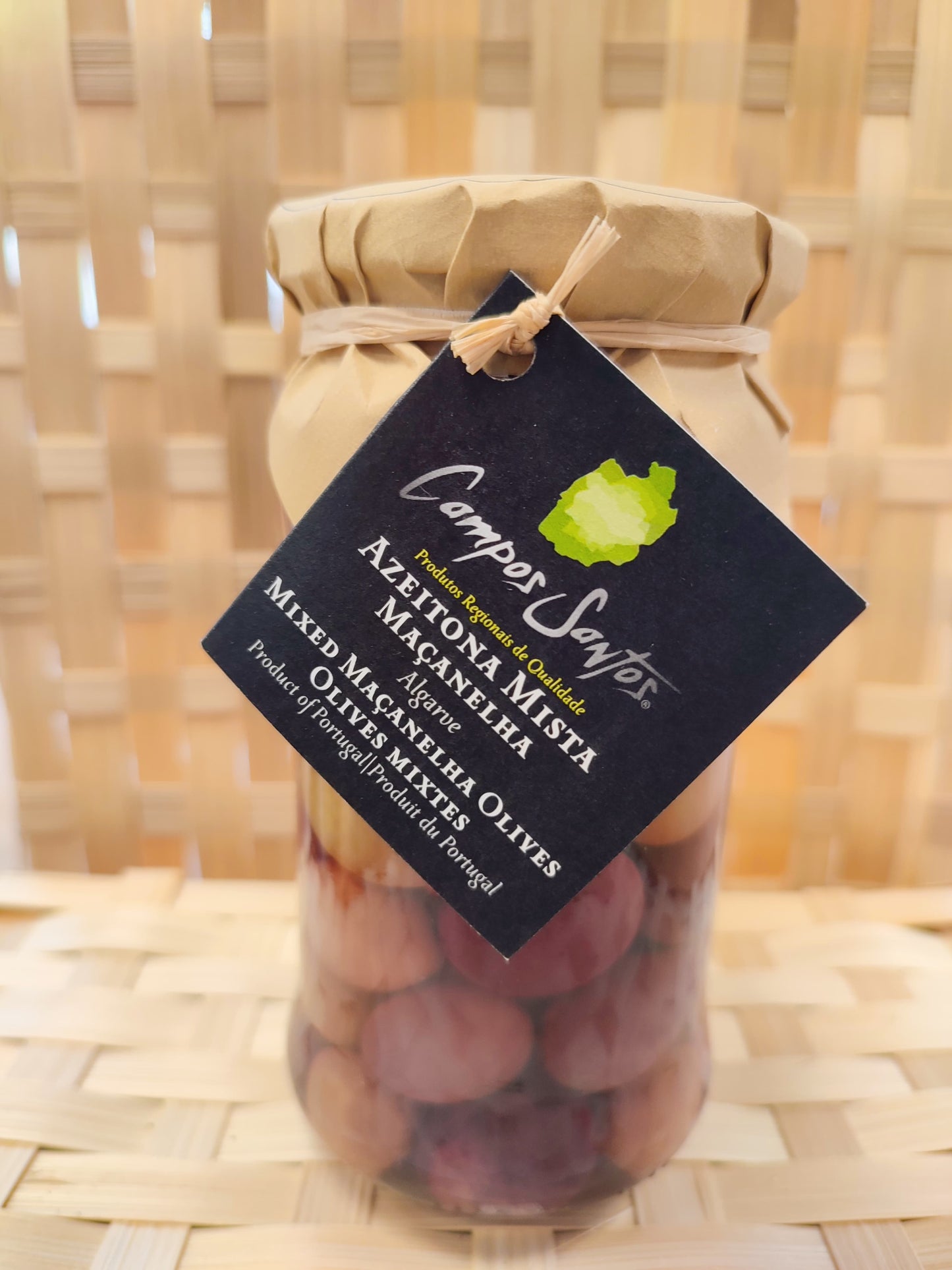 Olives mixtes maçanelha récolté à la main algarve campos santos sans additif naturel saumure portugal épicerie fine épicerie portugaise saudade concept store cherbourg normandie