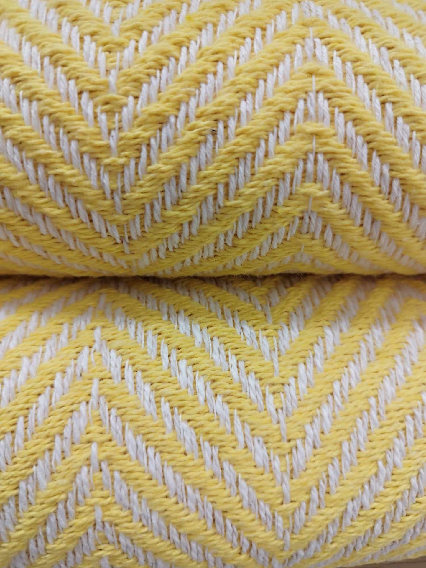 Plaid motif chevrons en coton 135*200cm
