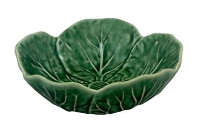 Ramequin chou vert/blanc - Céramique artisanale BORDALLO PINHEIRO