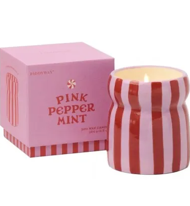Bougie Cabana Rose - Parfum Pink peppermint