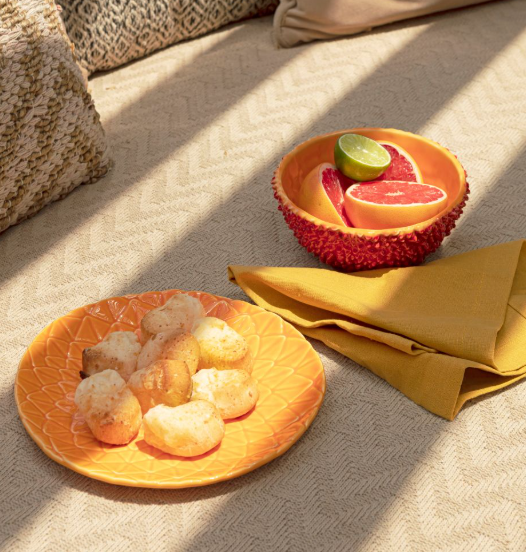 Assiette à dessert Amazonie - Céramique artisanale BORDALLO PINHEIRO