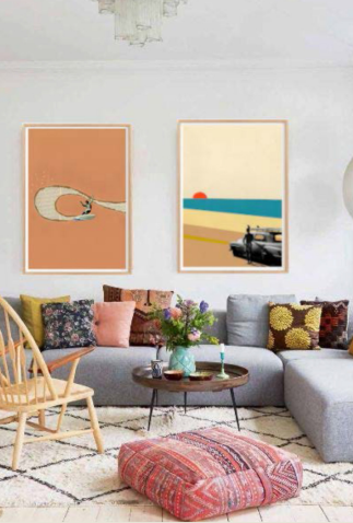 Affiche BYRON BAY par Ciel Glue
