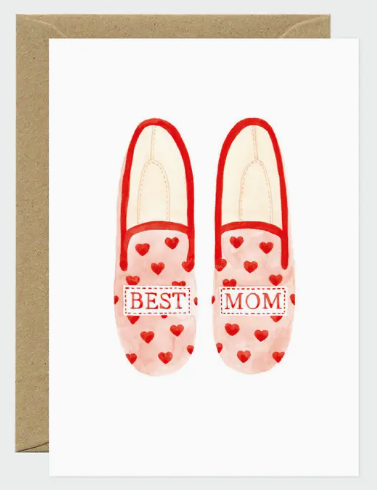 Carte Postale - Chausson meilleure Maman