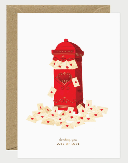 Carte Postale - Lettre d'amour