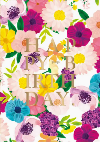Carte Postale - Happy BirthDay Lila