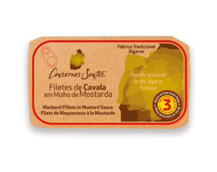 Filets de maquereau à la moutarde - Conserverie artisanale CAMPOS SANTOS