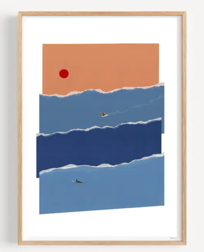 Affiche 30x40 cm "LANIAKEA" par Ciel Glue