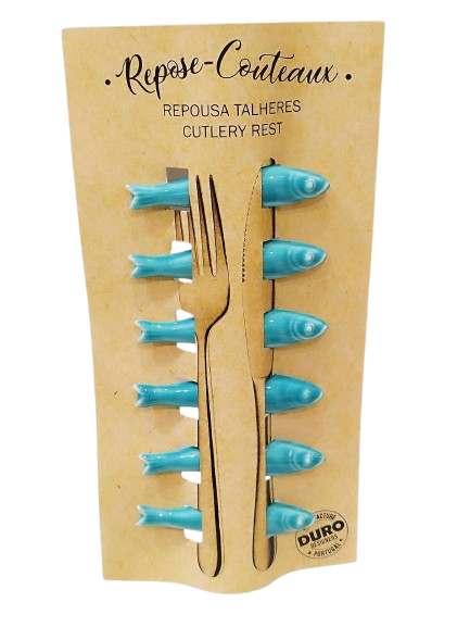 Repose-couteaux | Lot de 6 - Céramique artisanale portugaise