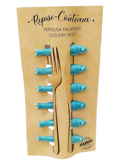 Repose-couteaux | Lot de 6 - Céramique artisanale portugaise