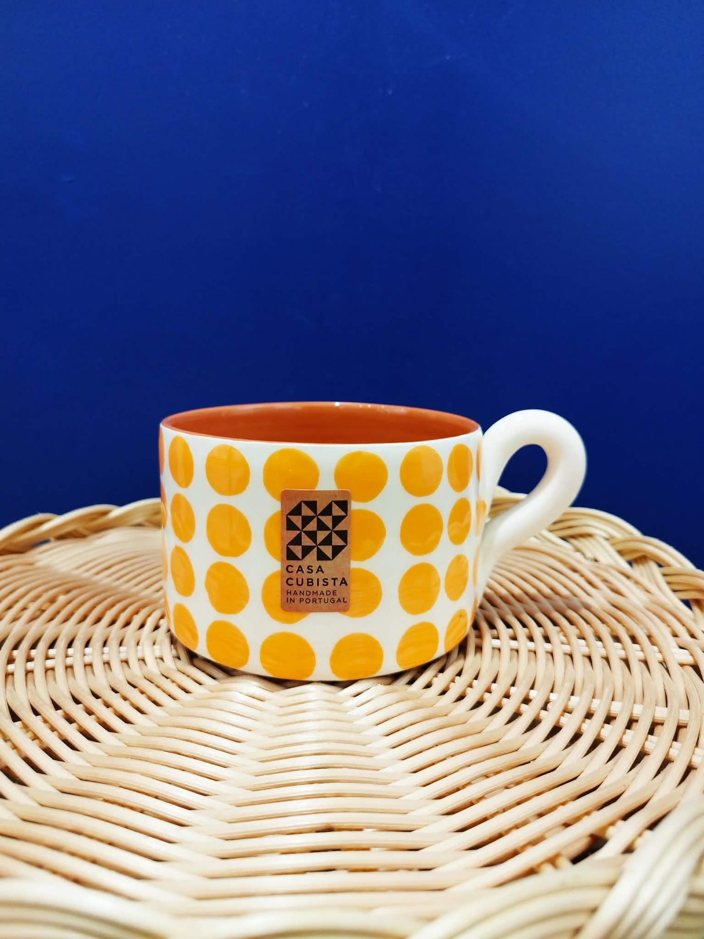 Mug à pois - Céramique portugaise artisanale CASA CUBISTA