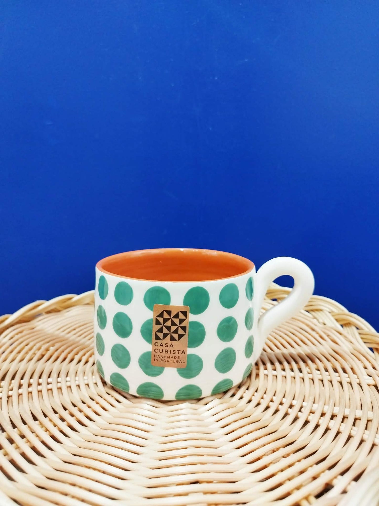 Mug à pois - Céramique portugaise artisanale CASA CUBISTA