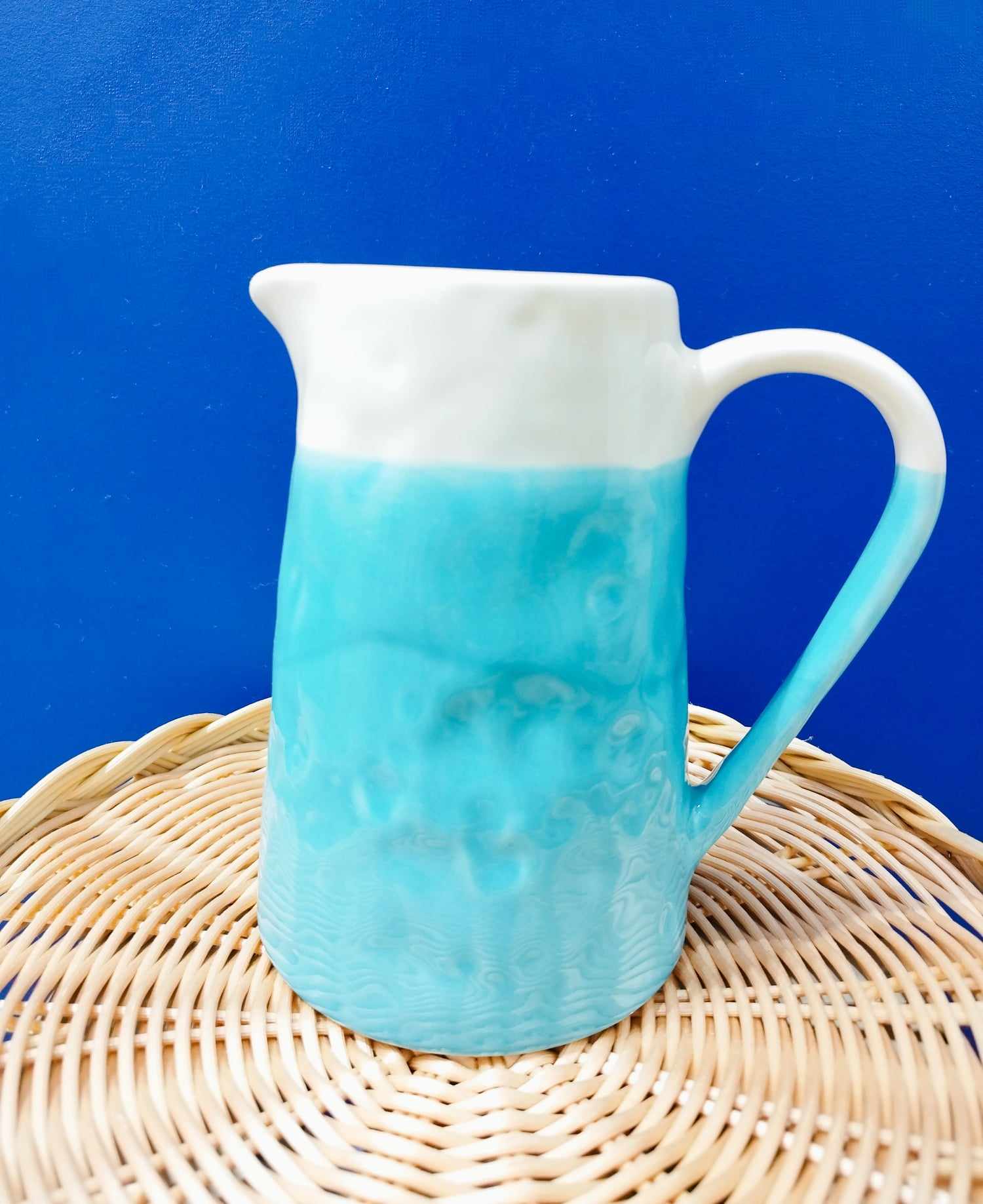 Pichet vase DURO CERAMIC grand format et petit format fait et peint à la main coloré artisanat portugais tendance 