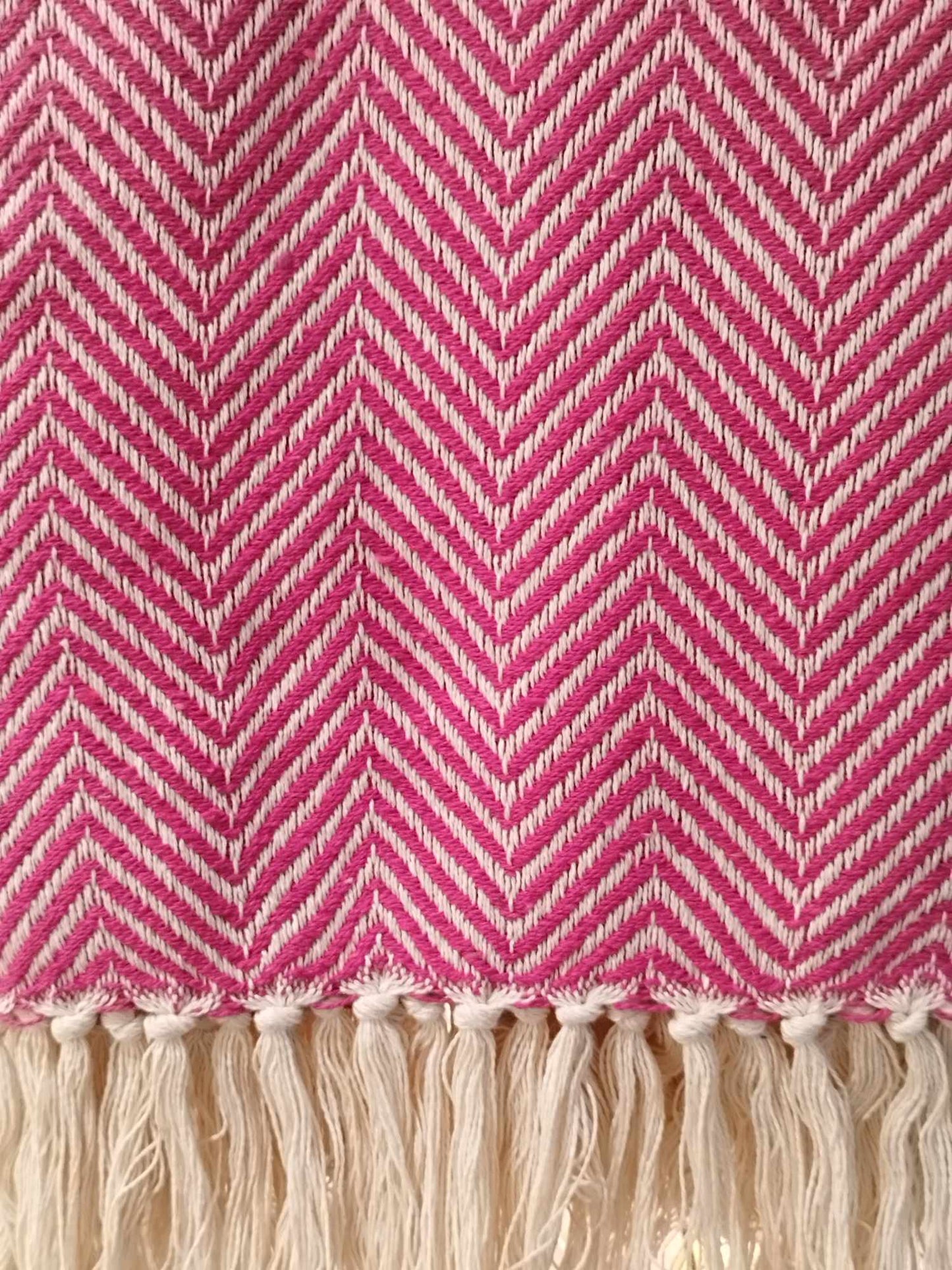 Plaid motif chevrons en coton 135*200cm