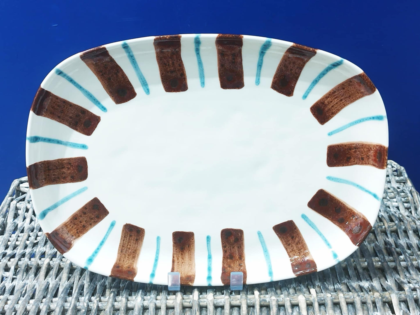 Plat de présentation collection Linear - Céramique artisanale