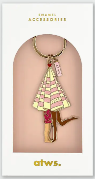 Porte-clés L'amour à la plage - accessoire coloré & idée cadeau