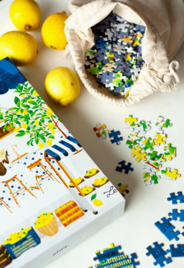Puzzle illustré 1000 pièces – "Lemon bar" par Claire Leina