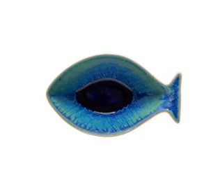 Ramequin poisson bleu - Céramique artisanale portugaise