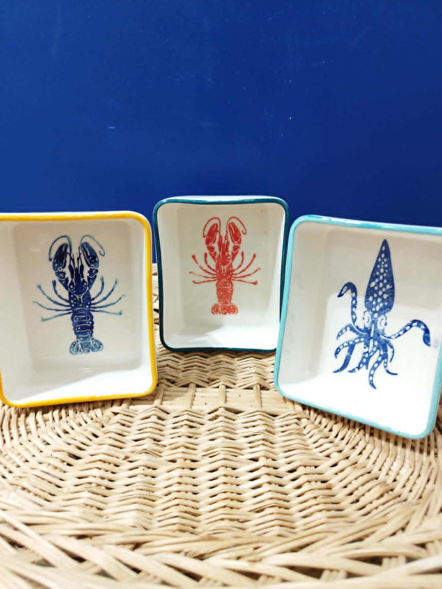 Bol rectangulaire collection Porto Fino - Céramique artisanale portugaise