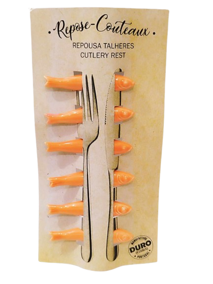 Repose-couteaux | Lot de 6 - Céramique artisanale portugaise