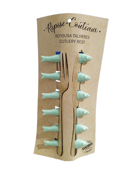 Repose-couteaux | Lot de 6 - Céramique artisanale portugaise