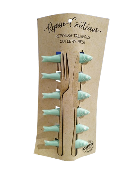 Repose-couteaux | Lot de 6 - Céramique artisanale portugaise