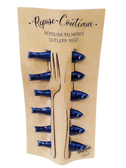 Repose-couteaux | Lot de 6 - Céramique artisanale portugaise