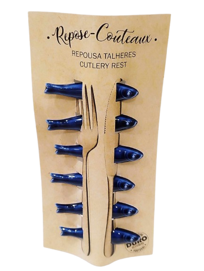 Repose-couteaux | Lot de 6 - Céramique artisanale portugaise