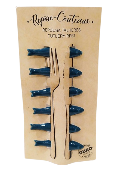 Repose-couteaux | Lot de 6 - Céramique artisanale portugaise