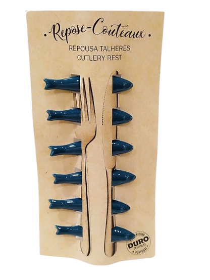 Repose-couteaux | Lot de 6 - Céramique artisanale portugaise