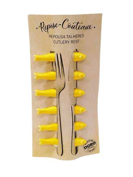 Repose-couteaux | Lot de 6 - Céramique artisanale portugaise