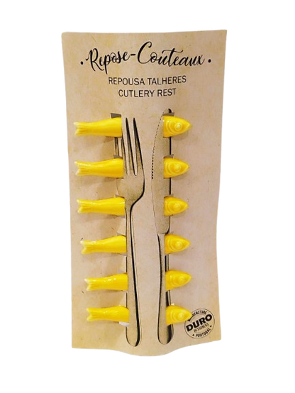 Repose-couteaux | Lot de 6 - Céramique artisanale portugaise